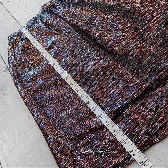 J.Crew Collection multicolor metallic tinsel pencil skirt *shop@iAmWarrior - Picture 9 of 11